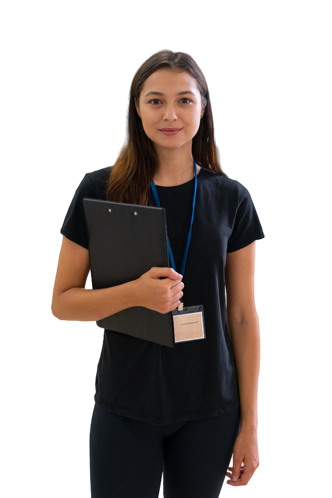 glueckliche physiotherapeutin bei alphaspine