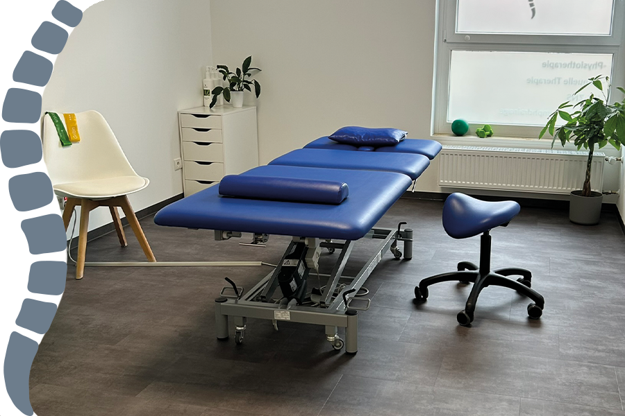 eingerichteter praxisraum für physiotherapie in bamberg